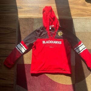 Reebok Red and Black Hoodie